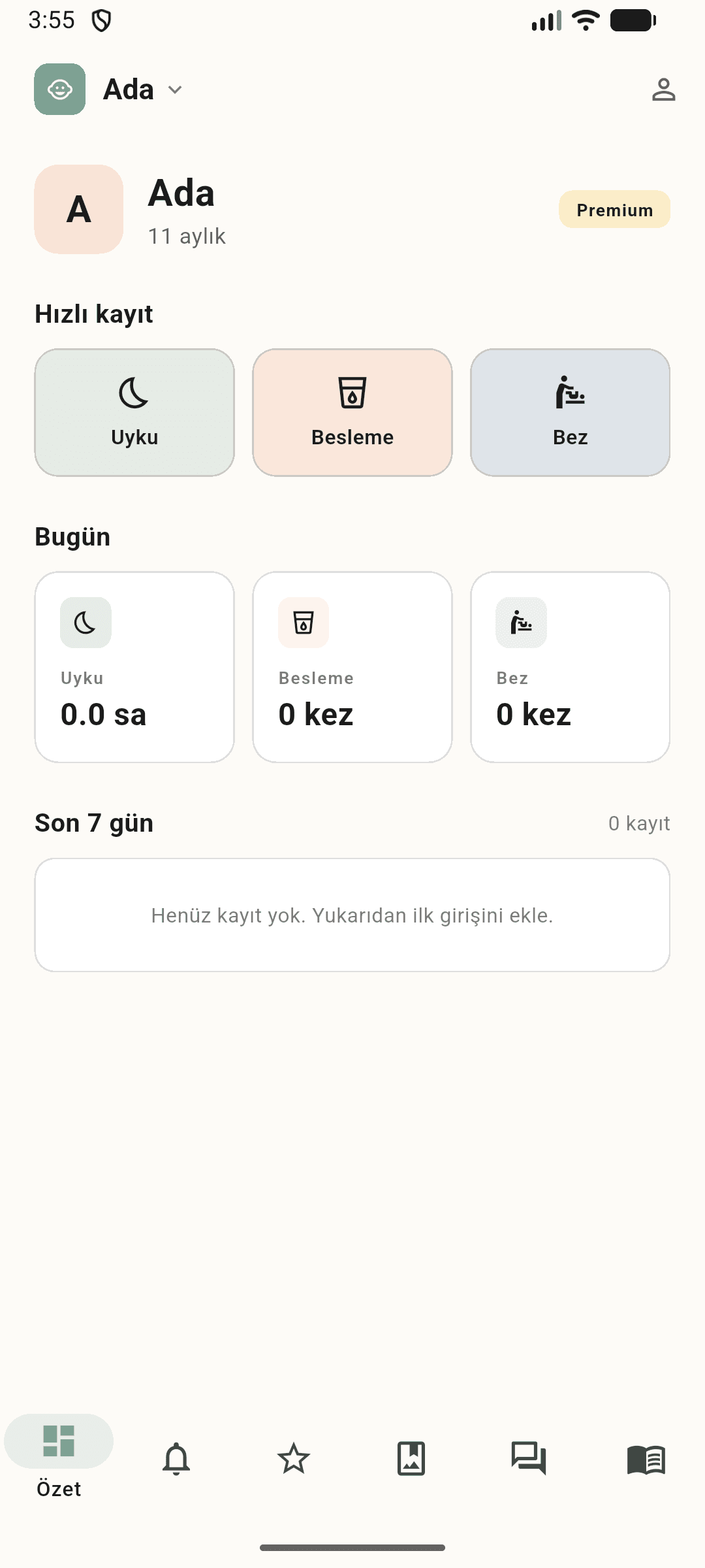 BebeRehber ANDROID — Flutter dashboard